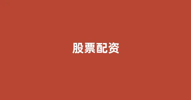 股票配资什么意思